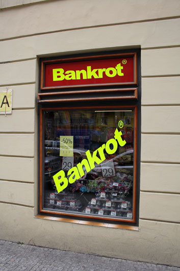 Bankrot in Prague