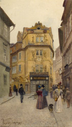 Watercolour by V�clav Jansa