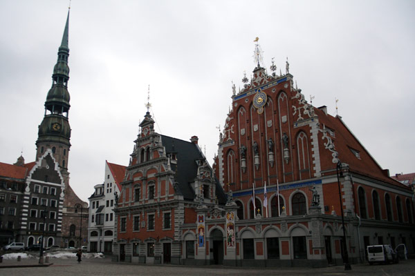 R&aring;dhuspladsen i Riga