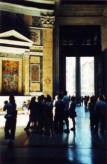 Pantheon - inde i templet