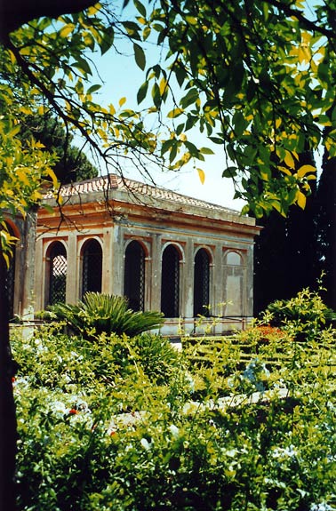 Farnese-pavillonerne p&aring; Palatin