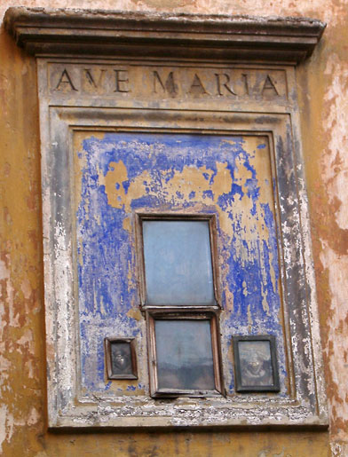 Blakket madonnabillede i Rom