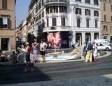 Tourists by the Spanish Steps