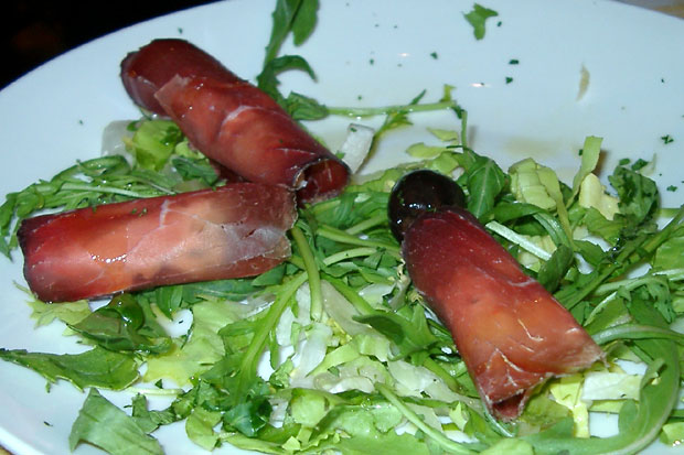 Bresaola med gedeost