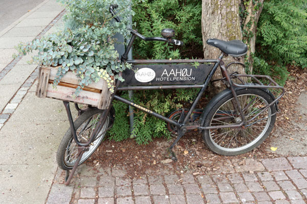 Budcykel uden for Aah�j