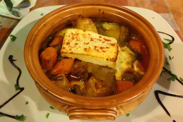 Beef stamna p&aring; Samos