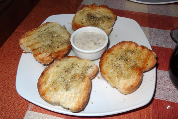 Ristet br&oslash;d som forret