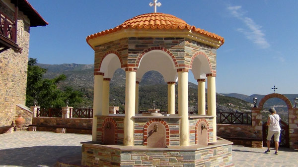 Ved klostret Megali Panagia p&aring; Samos