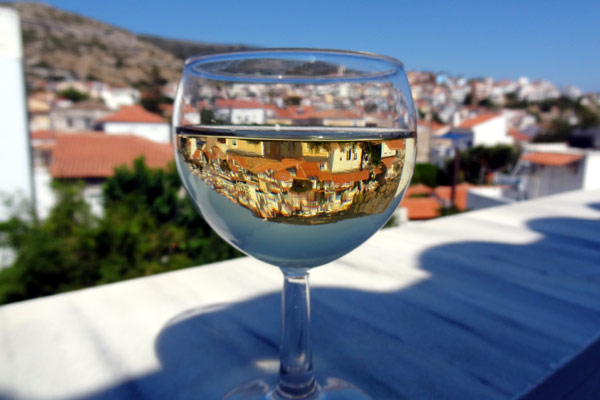 Pythagorion spejlet i et glas