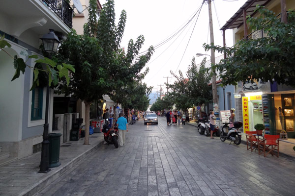 Hovedgaden i Pythagorion