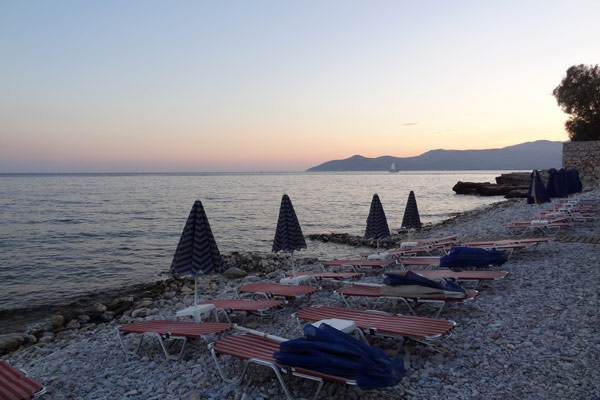 Solnedgang i Pythagorion