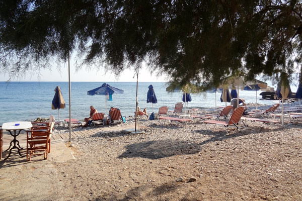 Badestrand i Pythagorion, Samos