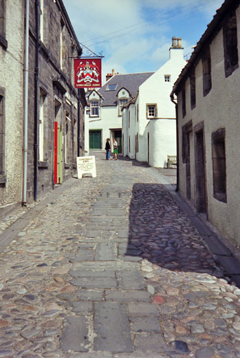 Fra byen Culross i Skotland
