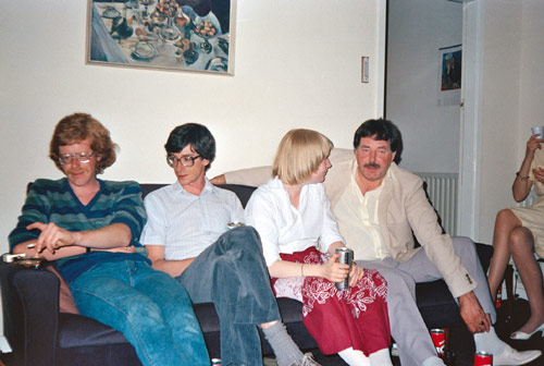 Fra en fest i Edinburgh