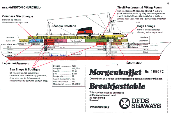 M.S. Winston Churchill - oversigtstegning