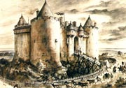 Som Dirleton Castle kan have set ud