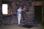 Blackness Castle. Et kig ned i fangehullet, hvor tidevandet stod ind