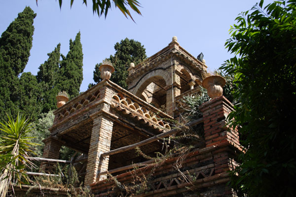 Bizar pavillon i Taormina