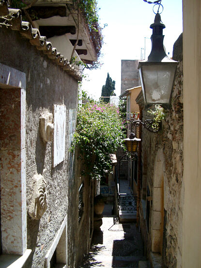 Alley in Taormina, Sicily