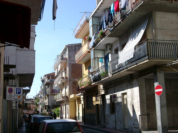 Street in Naxos, Sicily