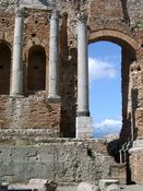 The antique Greek theatre 219 years after Goethe's visit.