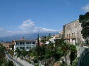Taormina - view to Etna