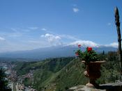 Etna set fra Giardino Pubblico
