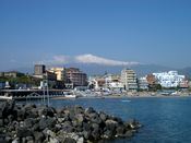 Naxos med Etna i baggrunden