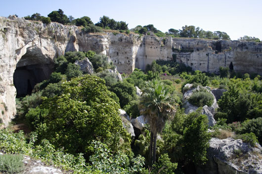 Det antikke stenbrud i Siracusa