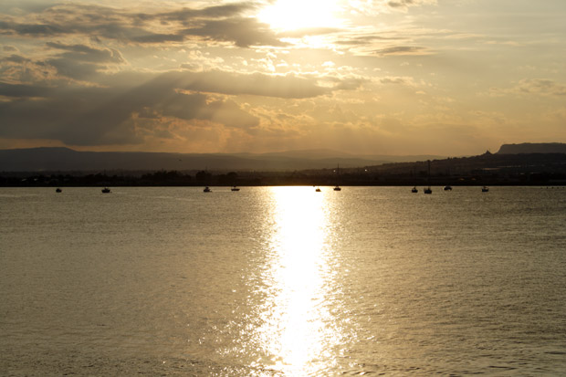 Solnedgang i Siracusa