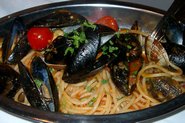 Spaghetti med muslinger