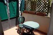 Glimt af den lille tagterrasse