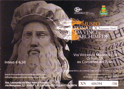 Billet til Leonardo-museet