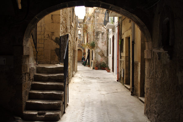 Port i Siracusas gamle by