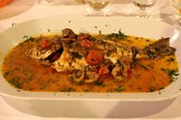 Orata all'aqua di mare - dampet fisk