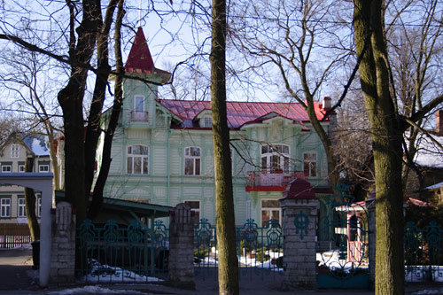 Wooden house near Kadriorg in Tallinn