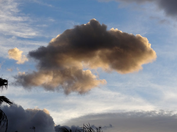 Sky over Tenerife ved aftenstid