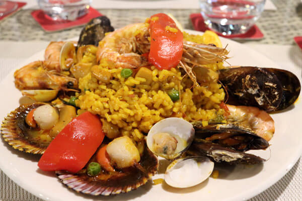 Paella p� La Cazuela