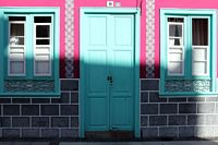 Husfacade i den gamle by