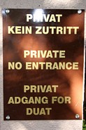 Adgang forbudt - eller duat