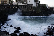 Br&aelig;nding i Puerto de la Cruz