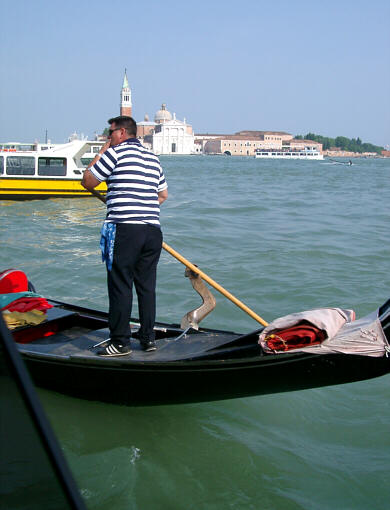 Gondolier in Venice