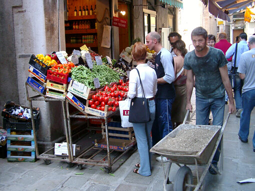Greengrocer in Venice